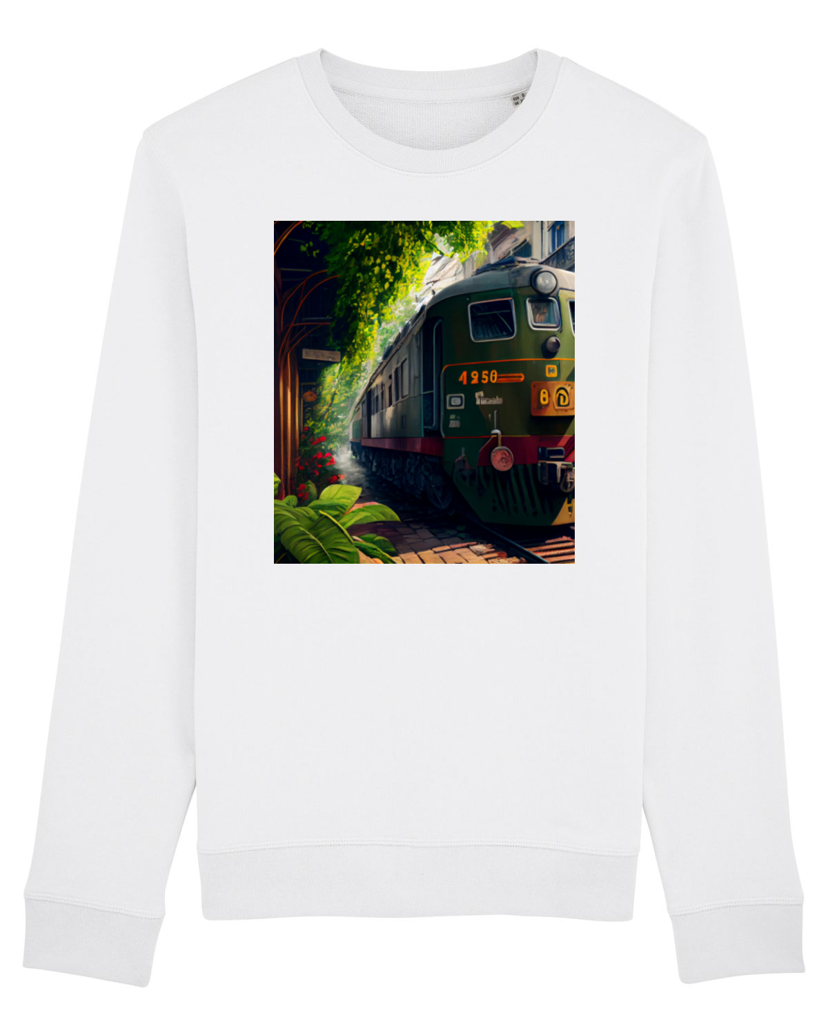 Bluză mânecă lungă Unisex Rise White