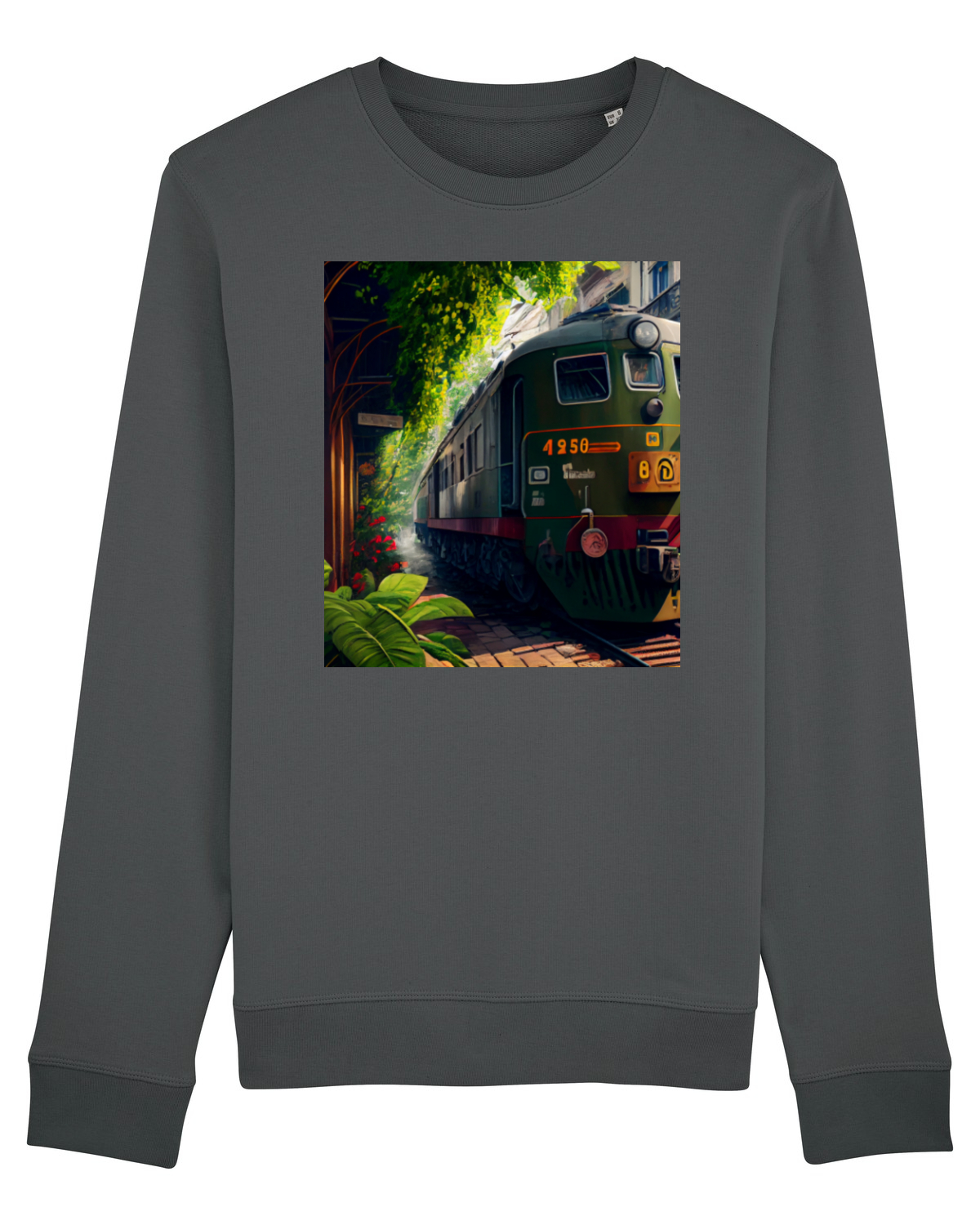 Bluză mânecă lungă Unisex Rise Anthracite