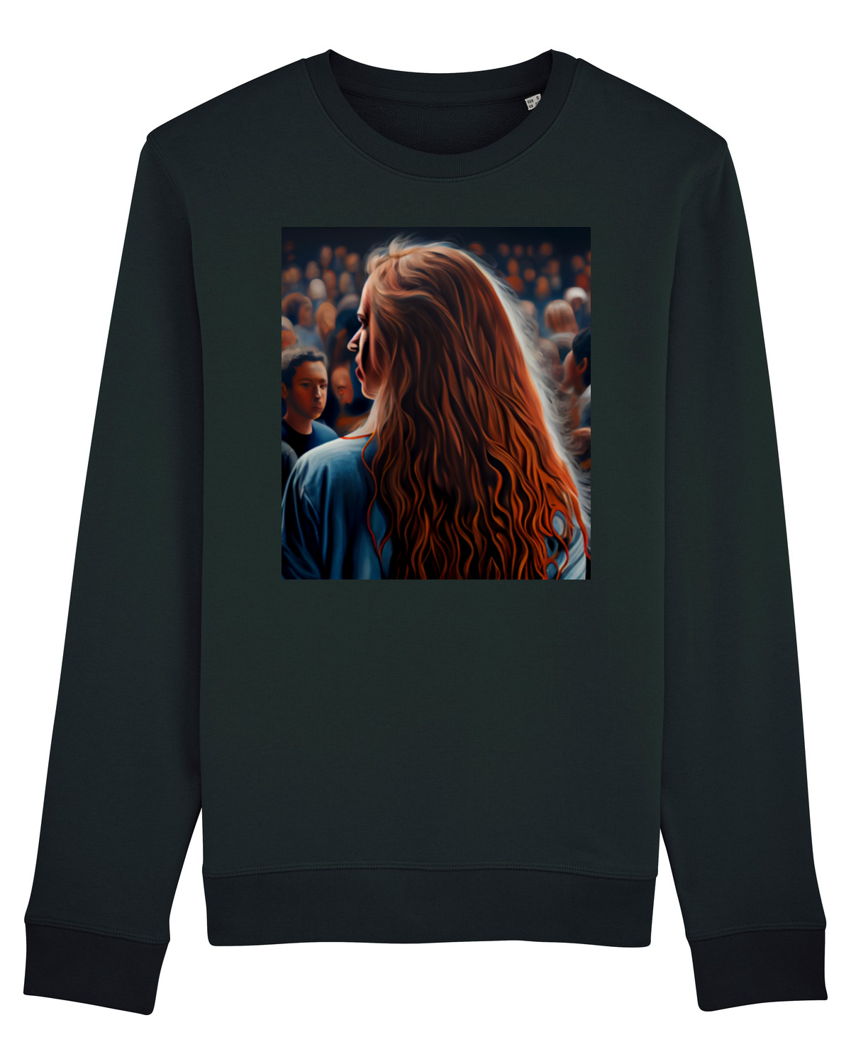 Bluză mânecă lungă Unisex Rise Black