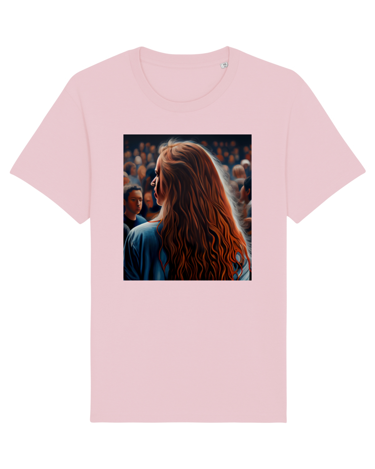 Tricou mânecă scurtă Unisex Rocker Cotton Pink