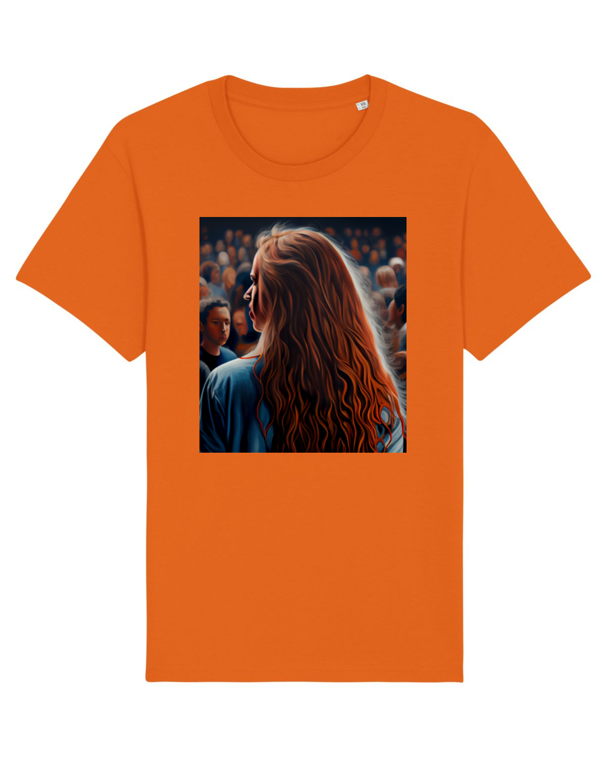 Tricou mânecă scurtă Unisex Rocker Bright Orange