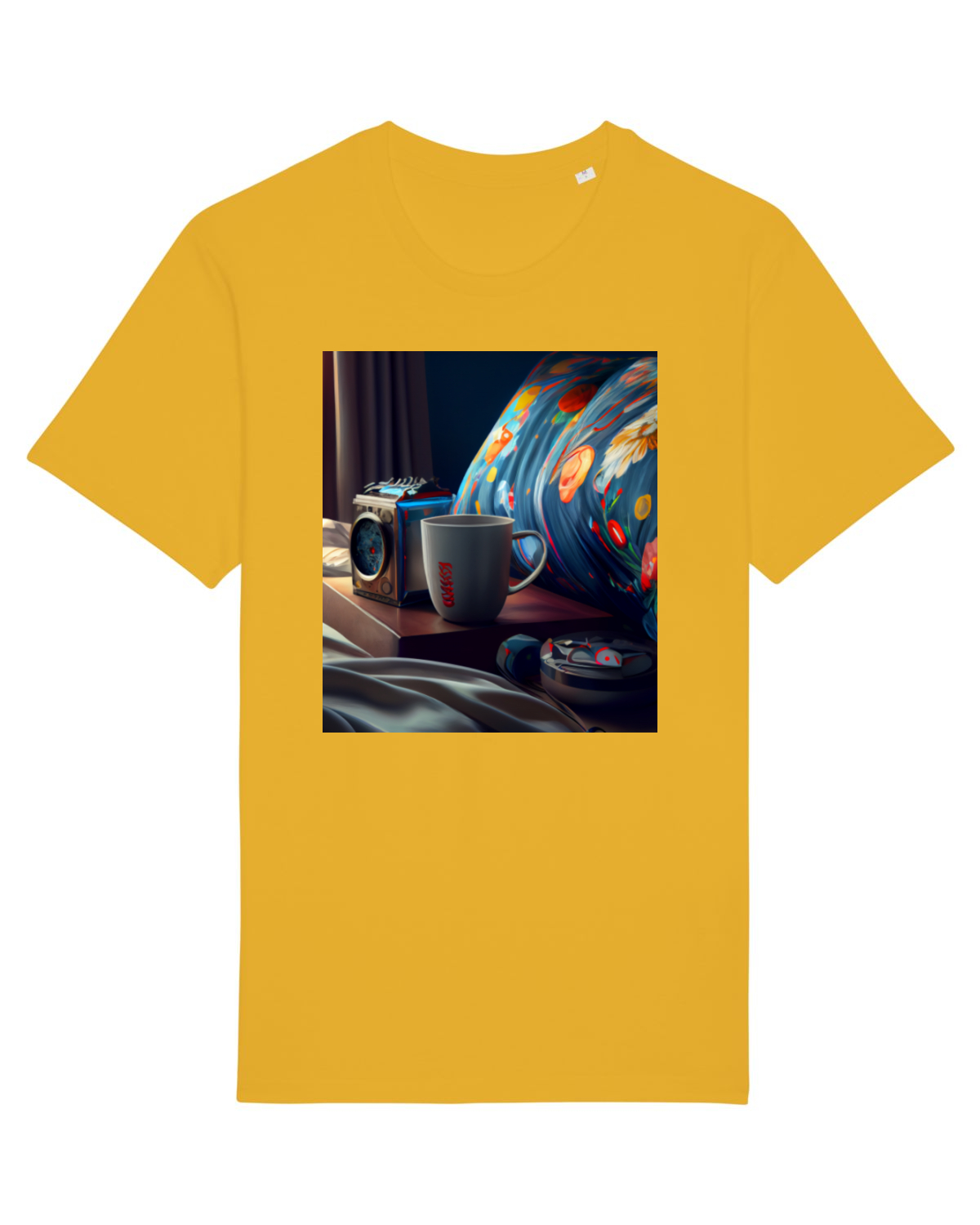 Tricou mânecă scurtă Unisex Rocker Spectra Yellow