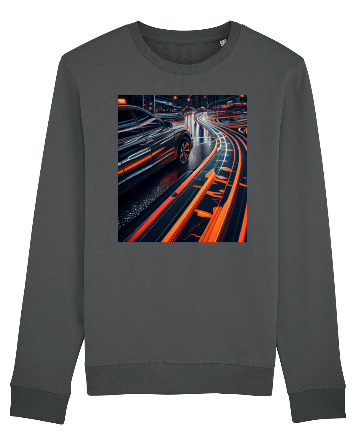 Bluză mânecă lungă Unisex Rise Anthracite