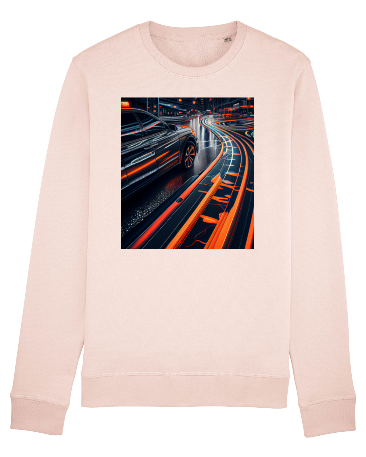 Bluză mânecă lungă Unisex Rise Candy Pink