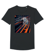 DIGITAL ART 7 Tricou mânecă scurtă guler larg Bărbat Skater