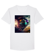 DIGITAL ART 9 Tricou mânecă scurtă guler larg Bărbat Skater