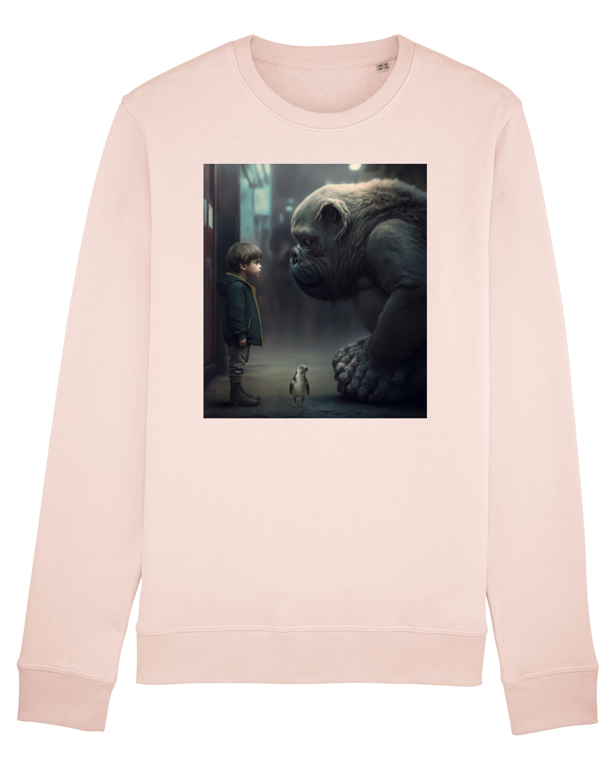 Bluză mânecă lungă Unisex Rise Candy Pink