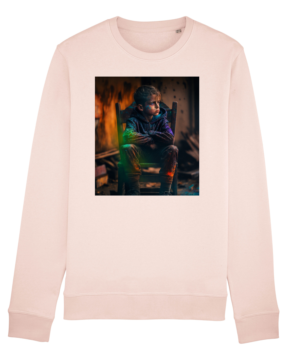 Bluză mânecă lungă Unisex Rise Candy Pink