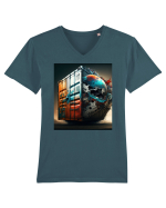 DIGITAL ART 15 Tricou mânecă scurtă guler V Bărbat Presenter