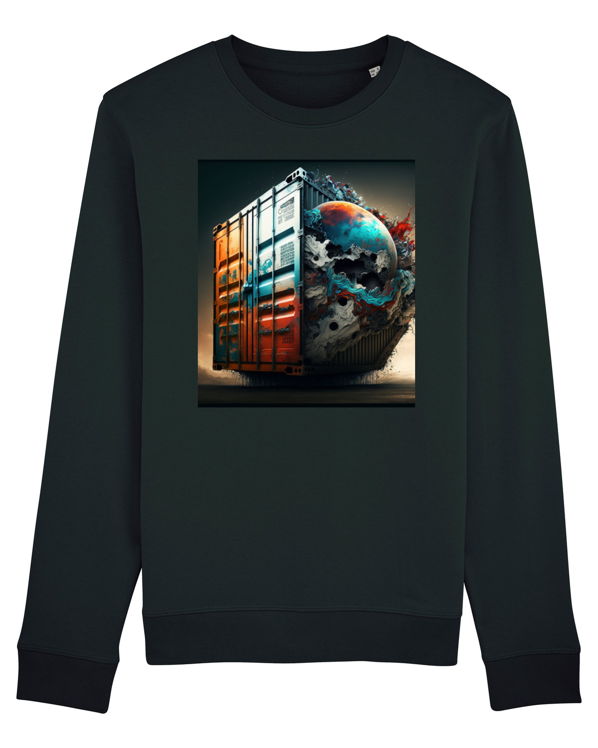 Bluză mânecă lungă Unisex Rise Black
