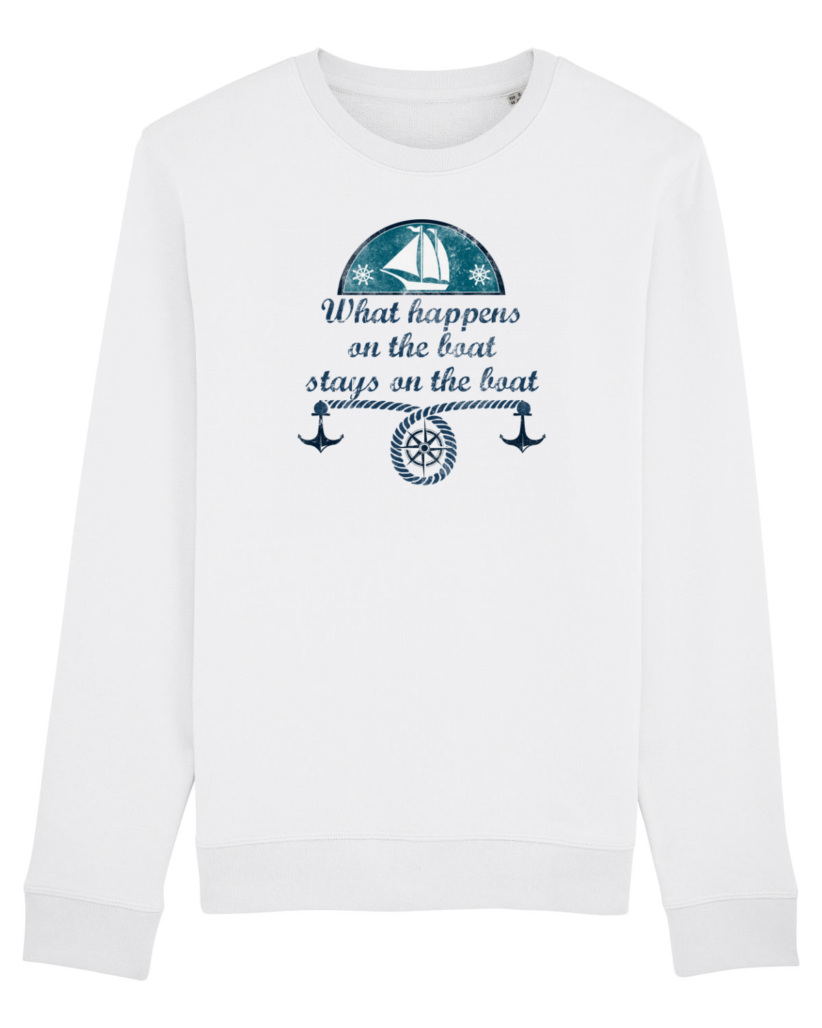 Bluză mânecă lungă Unisex Rise White