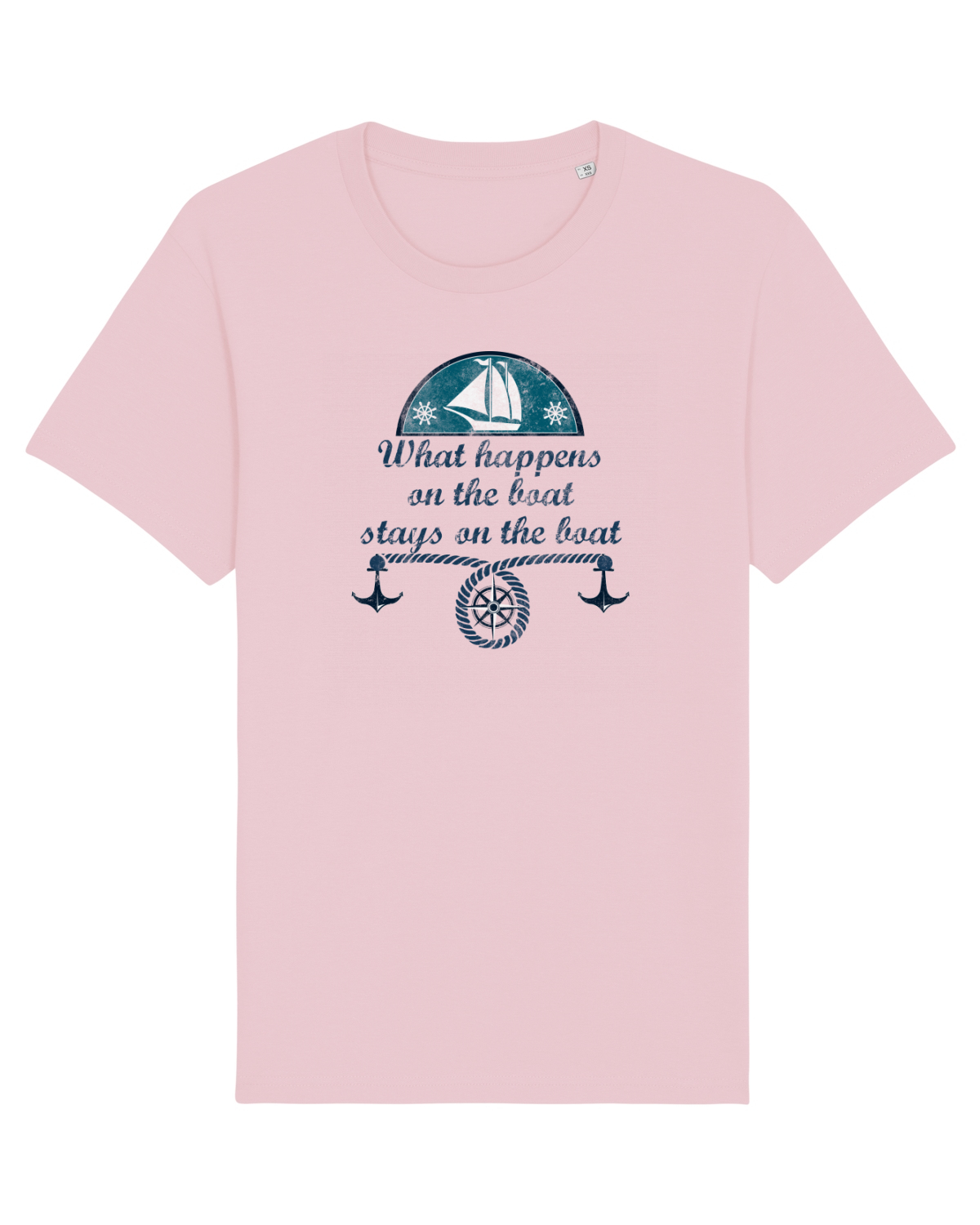 Tricou mânecă scurtă Unisex Rocker Cotton Pink