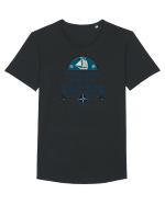 BOAT Tricou mânecă scurtă guler larg Bărbat Skater