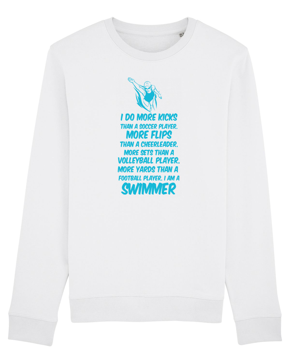 Bluză mânecă lungă Unisex Rise White