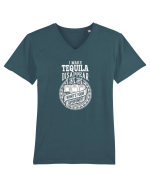 TEQUILLA Tricou mânecă scurtă guler V Bărbat Presenter