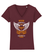 TENNIS Tricou mânecă scurtă guler V Damă Evoker