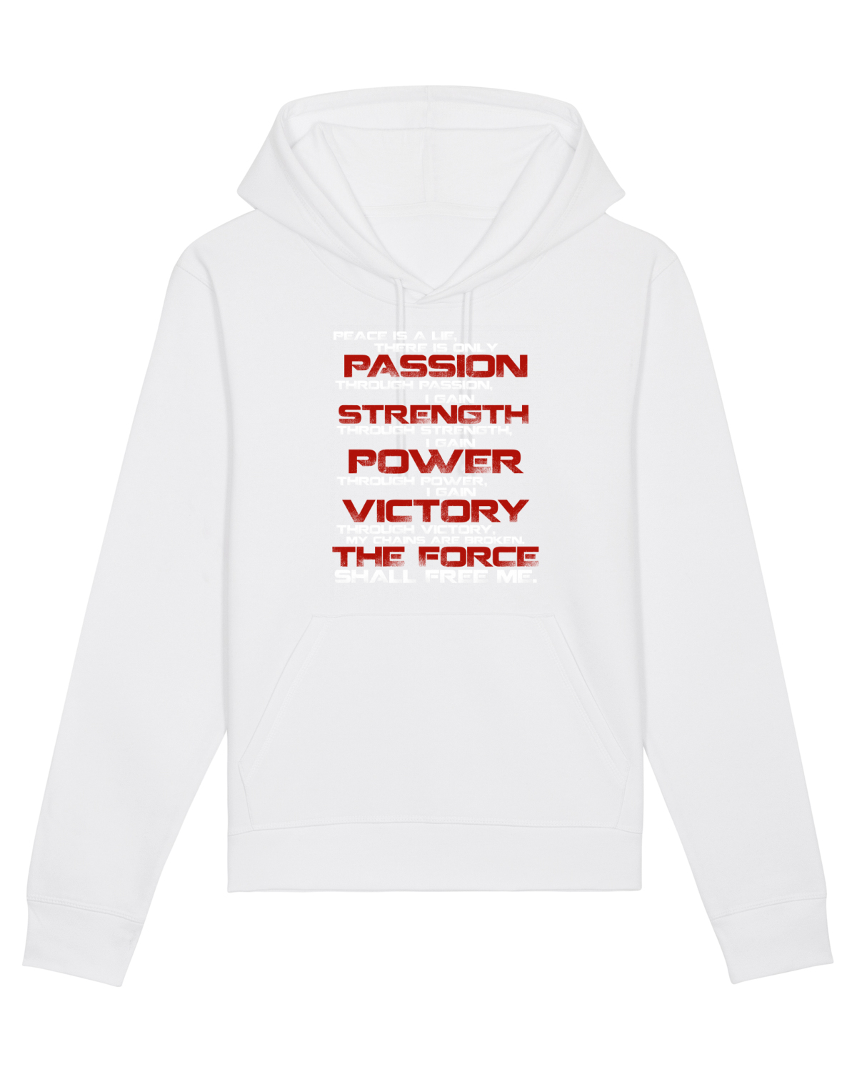 Hanorac Unisex Drummer White
