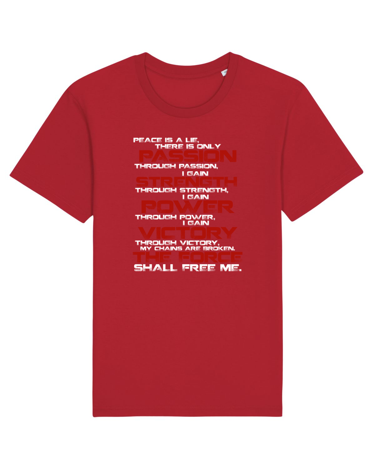 Tricou mânecă scurtă Unisex Rocker Red