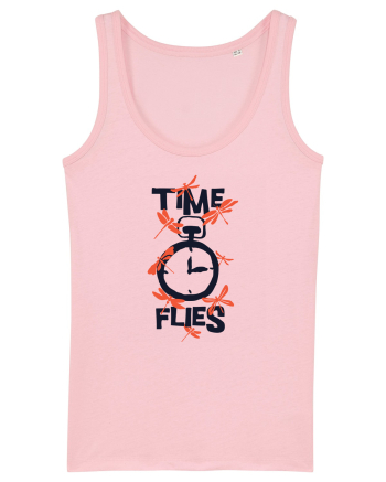 Time Flies Cotton Pink