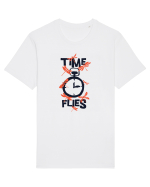 Time Flies Tricou mânecă scurtă Unisex Rocker