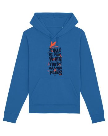 Time Is Fun When You're Having Flies Royal Blue