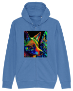 DIGITAL ART 20 Hanorac cu fermoar Unisex Connector