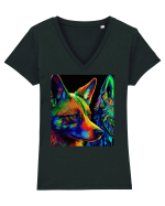 DIGITAL ART 20 Tricou mânecă scurtă guler V Damă Evoker