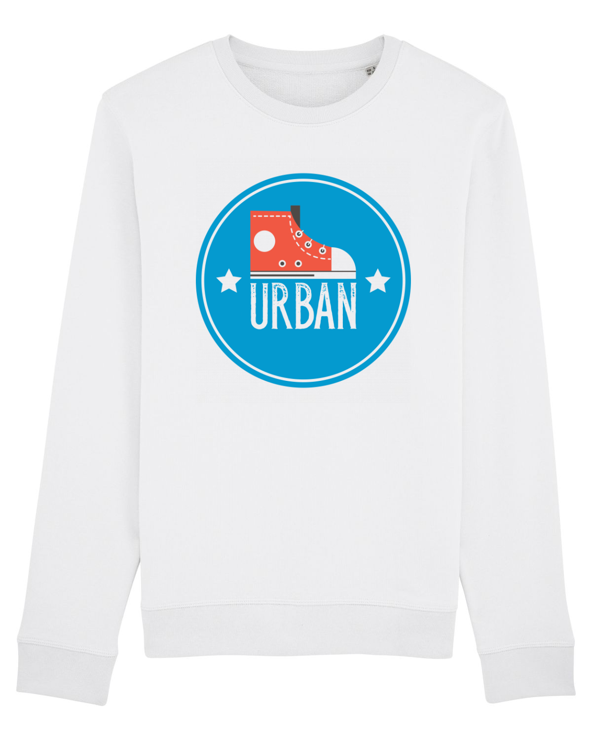Bluză mânecă lungă Unisex Rise White
