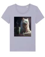 DIGITAL ART 24 Tricou mânecă scurtă guler larg fitted Damă Expresser