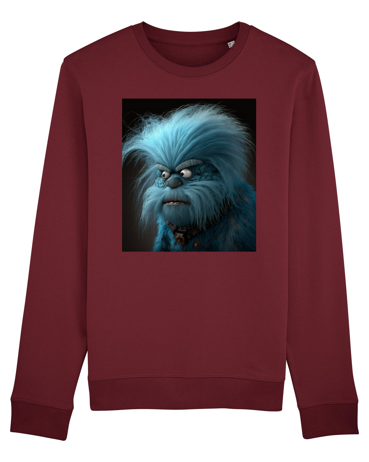 Bluză mânecă lungă Unisex Rise Burgundy