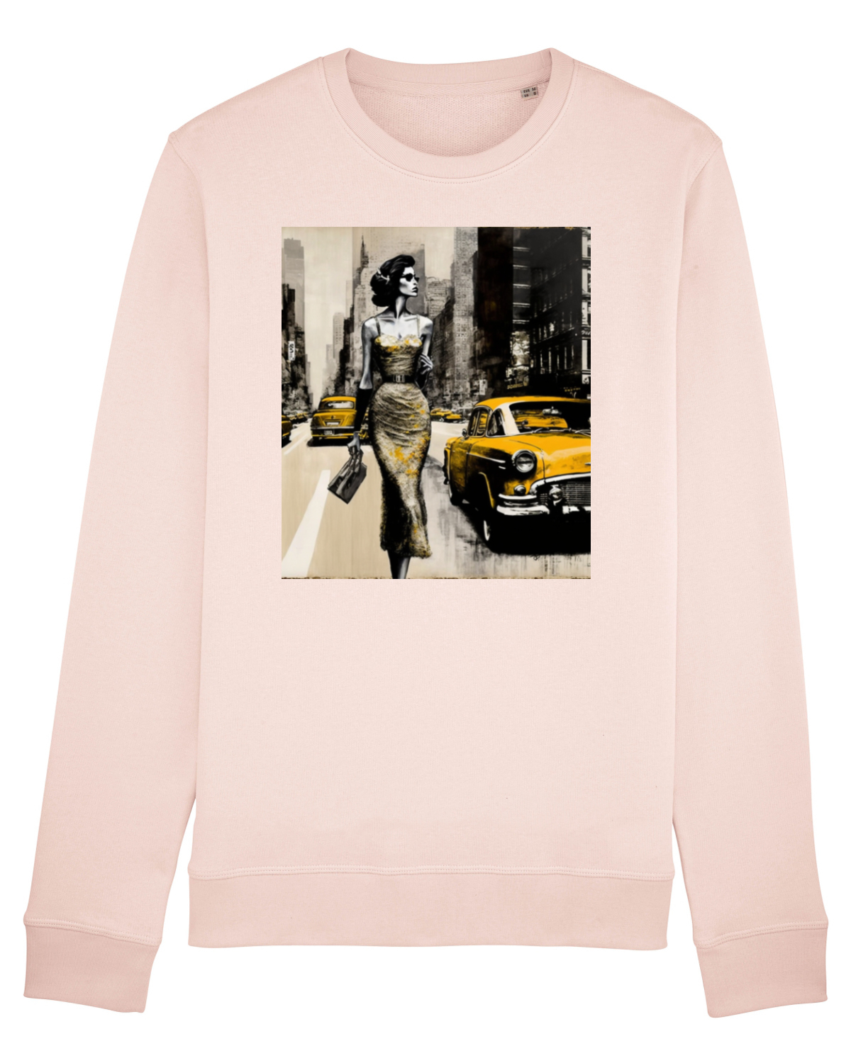 Bluză mânecă lungă Unisex Rise Candy Pink