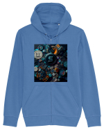 DIGITAL ART 28 Hanorac cu fermoar Unisex Connector