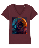 DIGITAL ART 29 Tricou mânecă scurtă guler V Damă Evoker