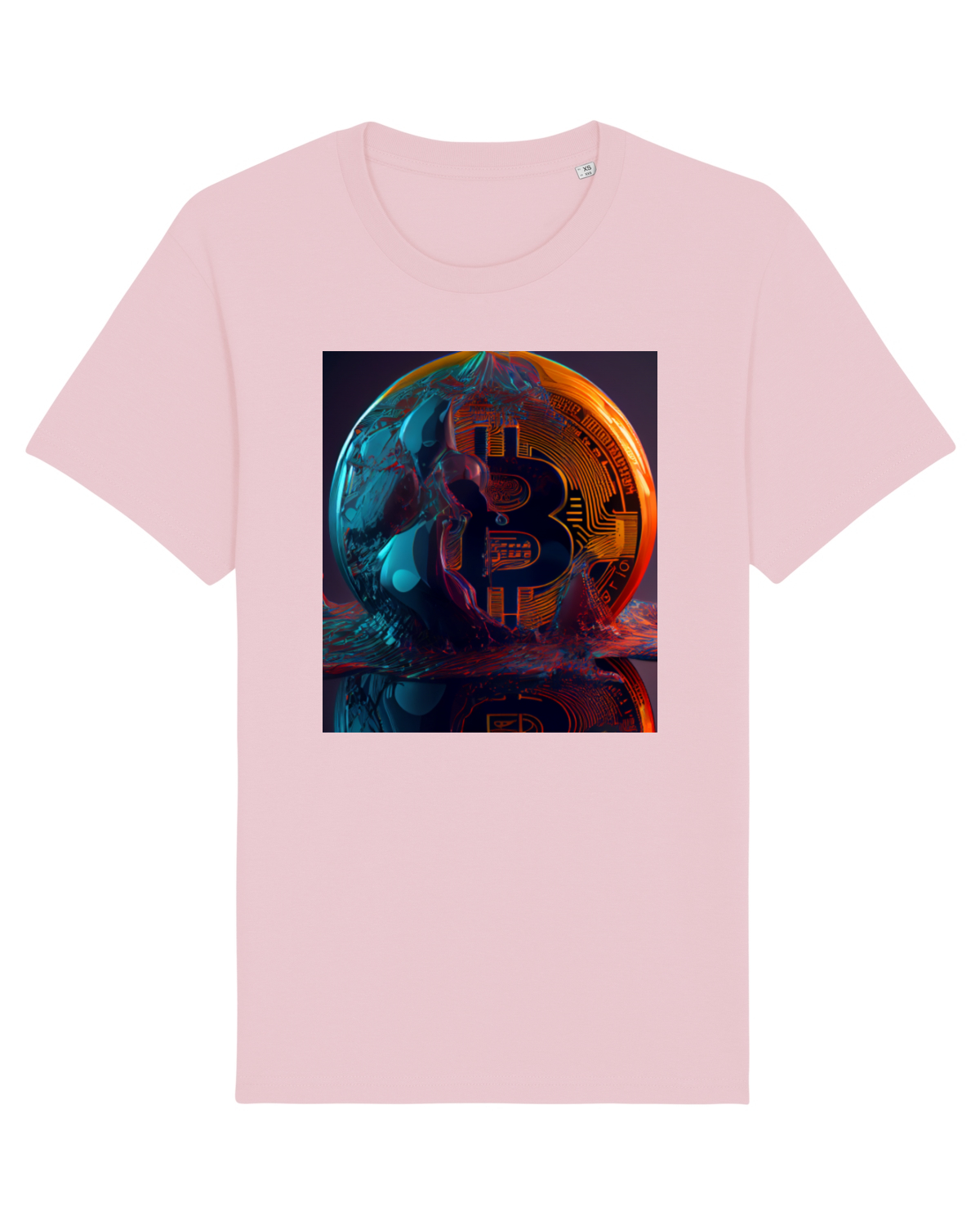 Tricou mânecă scurtă Unisex Rocker Cotton Pink