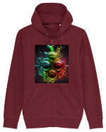 DIGITAL ART 30 Hanorac cu fermoar Unisex Connector