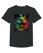 DIGITAL ART 30 Tricou mânecă scurtă guler larg Bărbat Skater