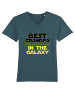 Best grandpain the galaxy Tricou mânecă scurtă guler V Bărbat Presenter