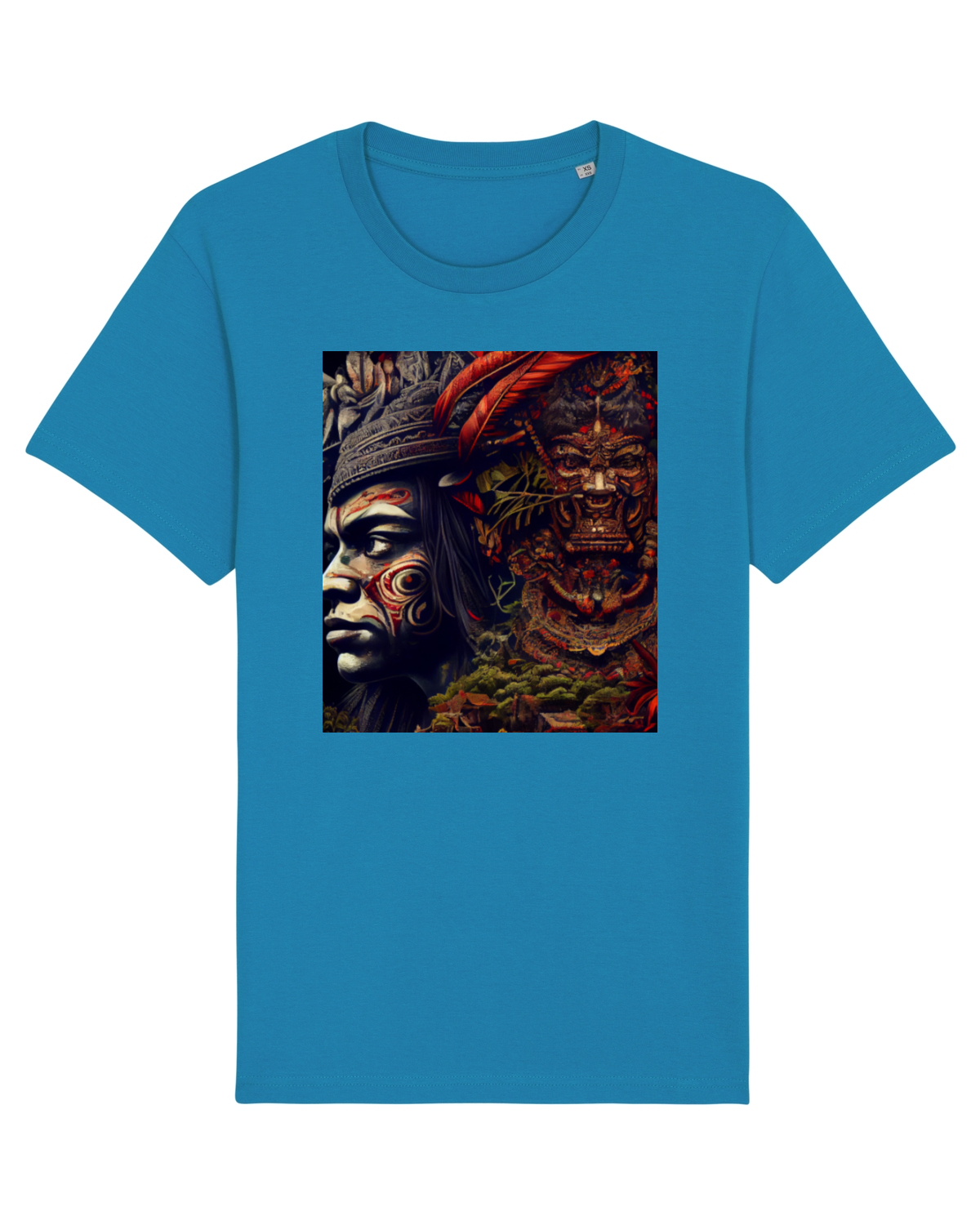 Tricou mânecă scurtă Unisex Rocker Azur
