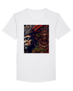 DIGITAL ART 32 Tricou mânecă scurtă guler larg Bărbat Skater