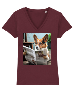 DIGITAL ART 33 Tricou mânecă scurtă guler V Damă Evoker