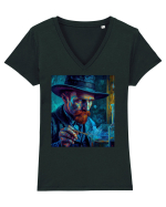 DIGITAL ART 35 Tricou mânecă scurtă guler V Damă Evoker
