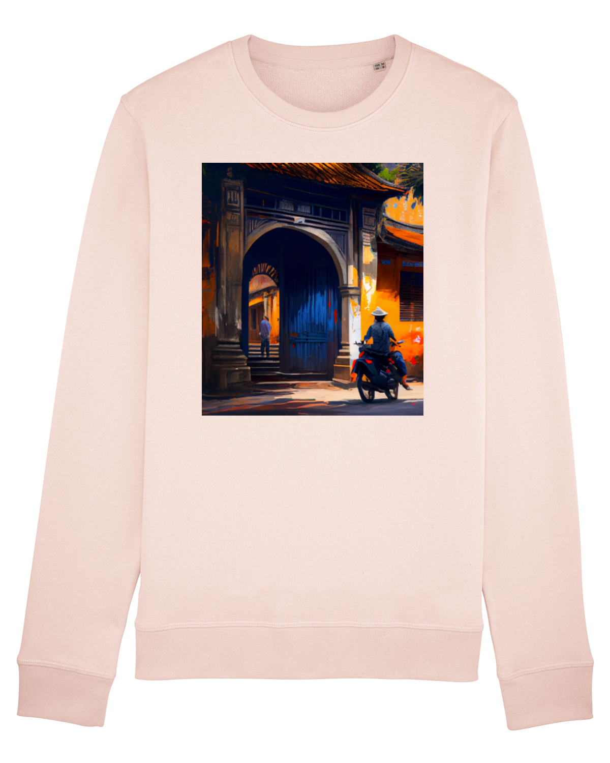 Bluză mânecă lungă Unisex Rise Candy Pink