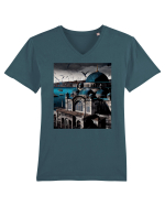 DIGITAL ART 41 Tricou mânecă scurtă guler V Bărbat Presenter