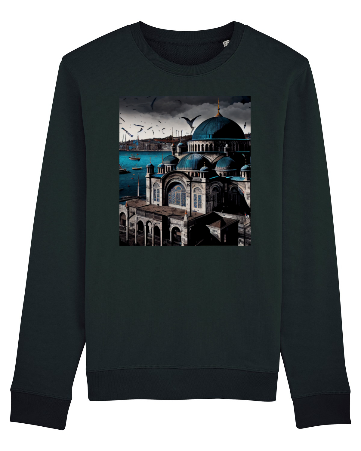 Bluză mânecă lungă Unisex Rise Black
