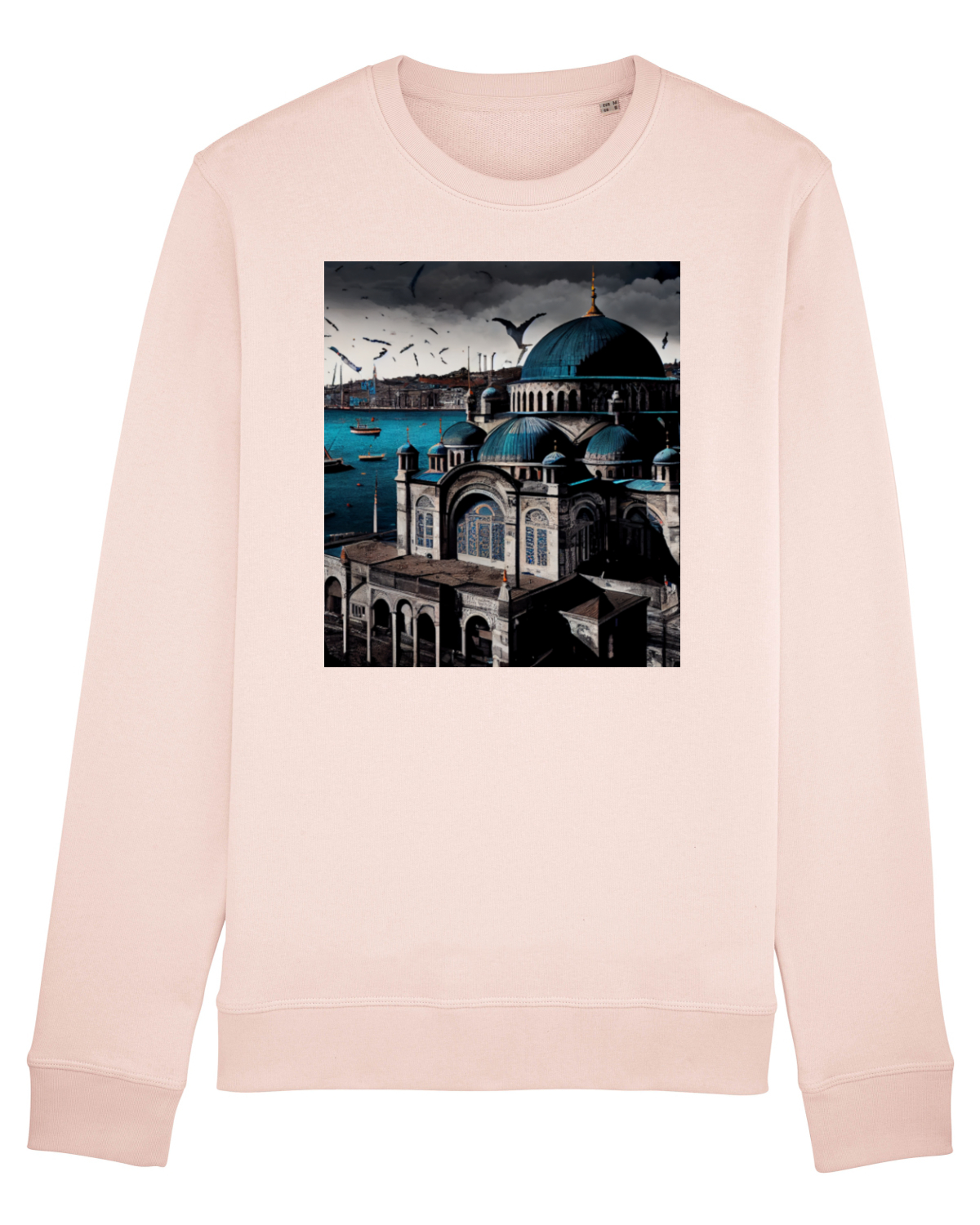 Bluză mânecă lungă Unisex Rise Candy Pink