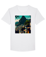 DIGITAL ART 42 Tricou mânecă scurtă guler larg Bărbat Skater