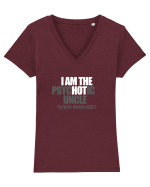 UNCLE Tricou mânecă scurtă guler V Damă Evoker