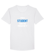 STUDENT Tricou mânecă scurtă guler larg Bărbat Skater
