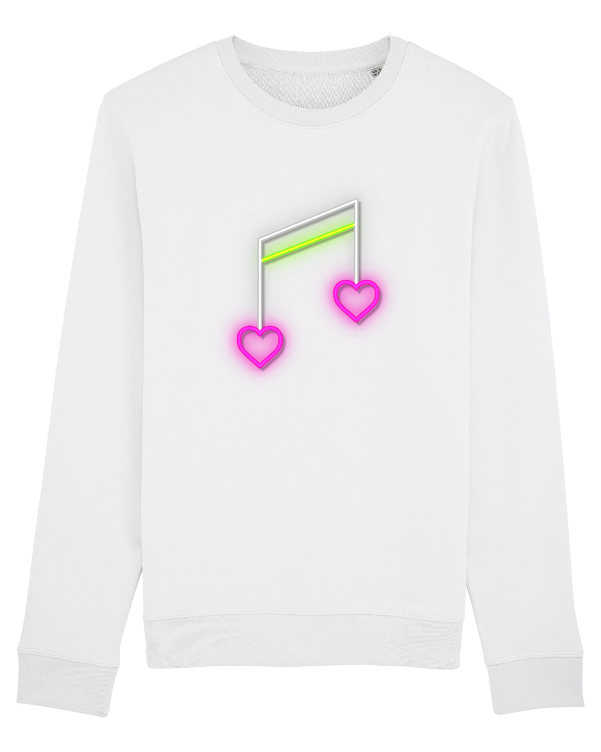 Bluză mânecă lungă Unisex Rise White