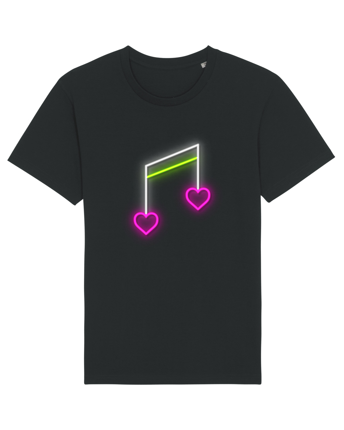 Tricou mânecă scurtă Unisex Rocker Black